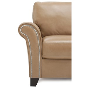 Providence leather online match chair